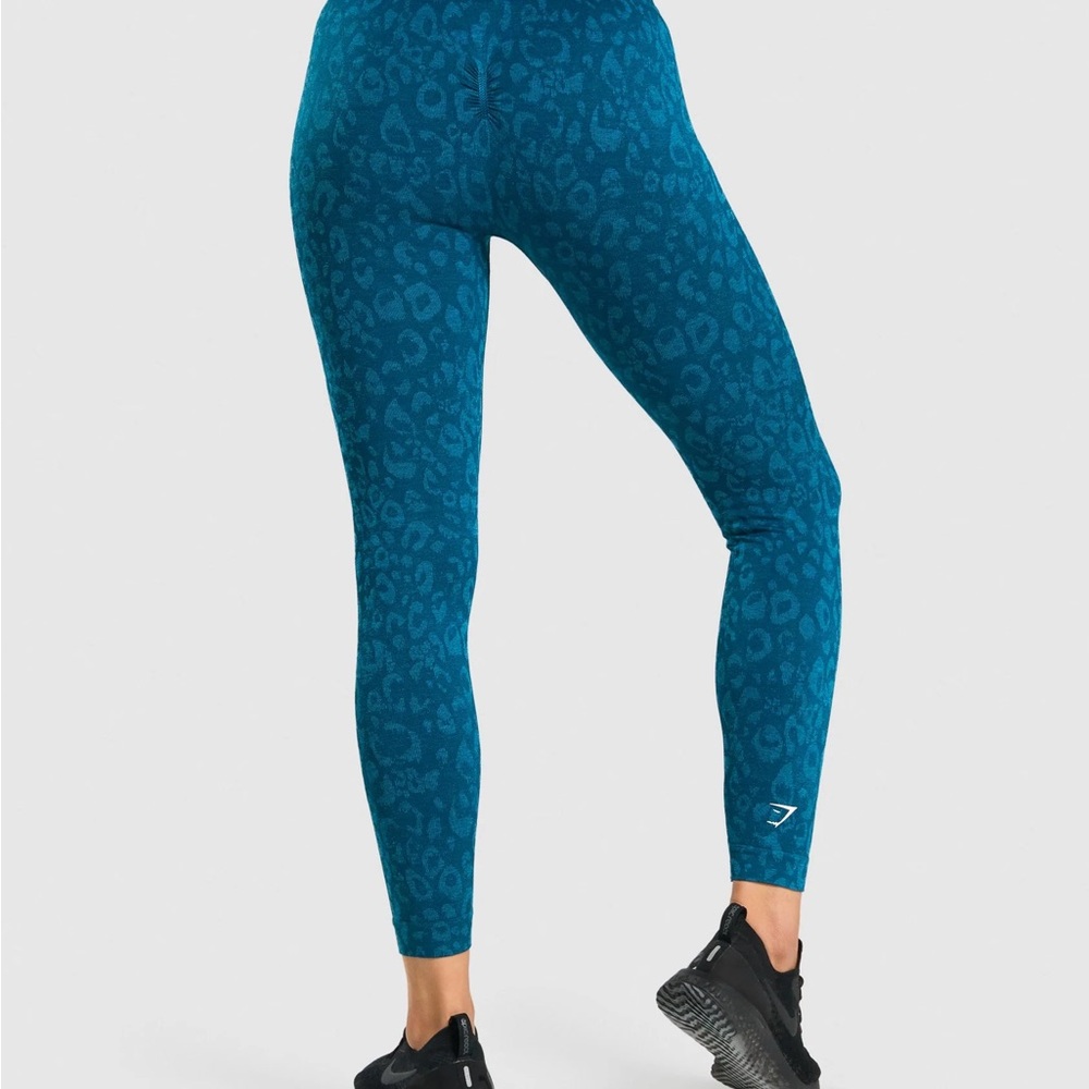 Gymshark Adapt Animal Teal Leggings
